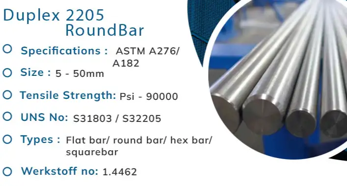 Alloy 2205 Duplex Bar