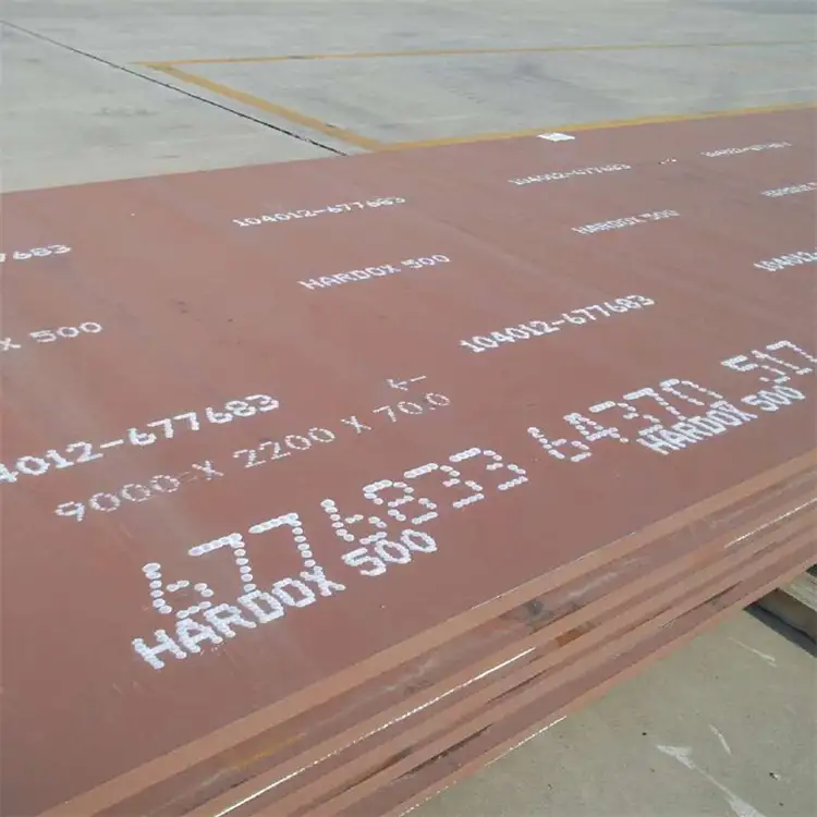 Placa de acero Hardox 500