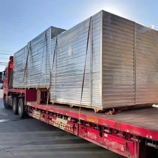 API Spec 5L Pipeline Steel Plate being loaded onto a truck for delivery
