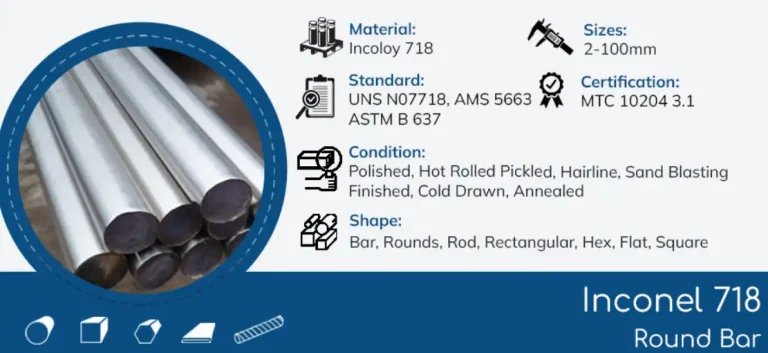 Inconel 718 round bars
