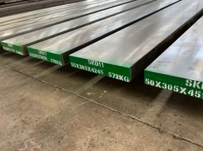Placas de acero para herramientas JIS SKD11 para trabajo en frío