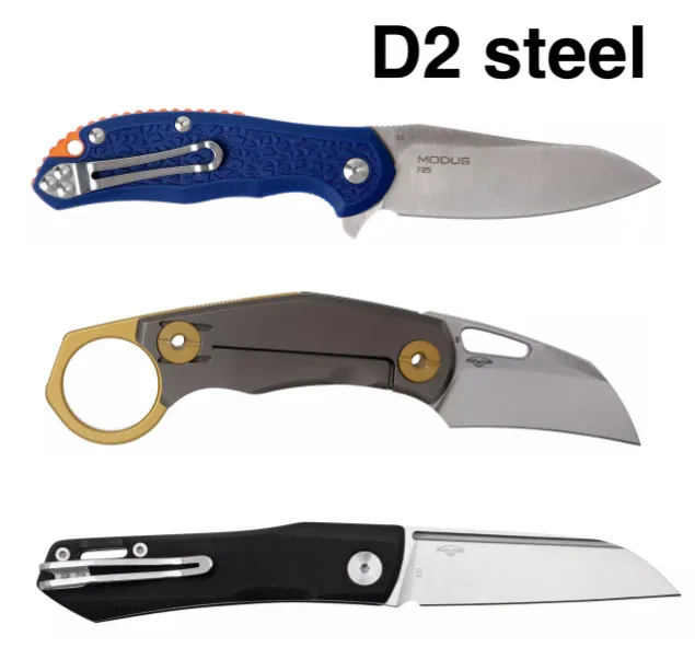 D2 Tool Steel Knife Display