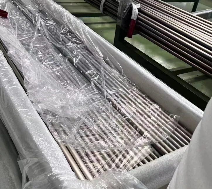 316 stainless steel round bars, packed and ready for shipment