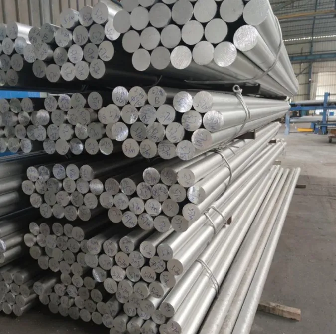 Hastelloy C22 round bar inventory stored in warehouse for corrosion resistant applications